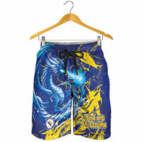 Bosnia and Herzegovina Football Shorts for Men Zmajevi Mascot Sporty Style