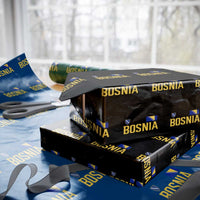 Bosnia and Herzegovina Pride Wrapping Paper Roll BiH Bosnian Flag Souvenirs