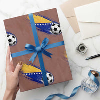 Bosnia and Herzegovina Soccer Lover Bosnian Flag Wrapping Paper Roll