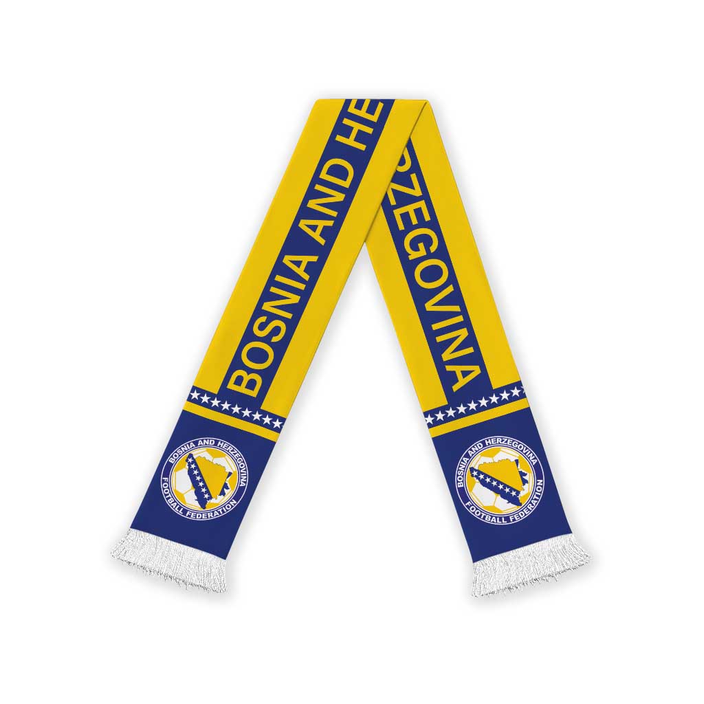 Bosnia and Herzegovina World Football 2026 Soccer Scarf Go Zmajevi Road To Glory