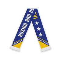 Bosnia and Herzegovina World Football 2026 Soccer Scarf National Pride Never Stops