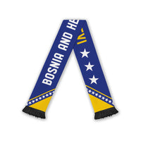 Bosnia and Herzegovina World Football 2026 Soccer Scarf National Pride Never Stops
