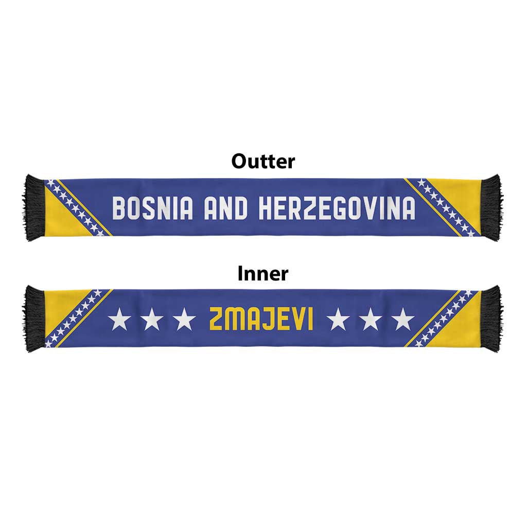 Bosnia and Herzegovina World Football 2026 Soccer Scarf National Pride Never Stops
