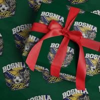 Bosnia Soccer Jersey Pride 2026 Wrapping Paper Roll One Nation One Dream Heritage Football Sports Fan