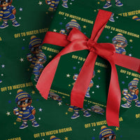 Bosnian Teddy Bear Fudbal Fan Wrapping Paper Roll Off To Watch Bosnia
