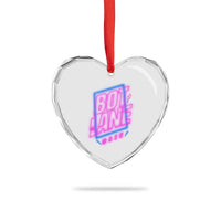 Bot Lane Main Cyberpunk Neon Style Heart Crystal Glass Ornament Gaming Quote Gift - Wonder Print Shop