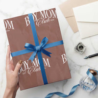 Boy Mom Club 2026 Wrapping Paper Roll Funny Mother's Day Gift