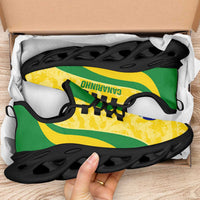 Brazil 2026 Football Clunky Sneakers Go Selecao Grunge Curve Stylized - Wonder Print Shop