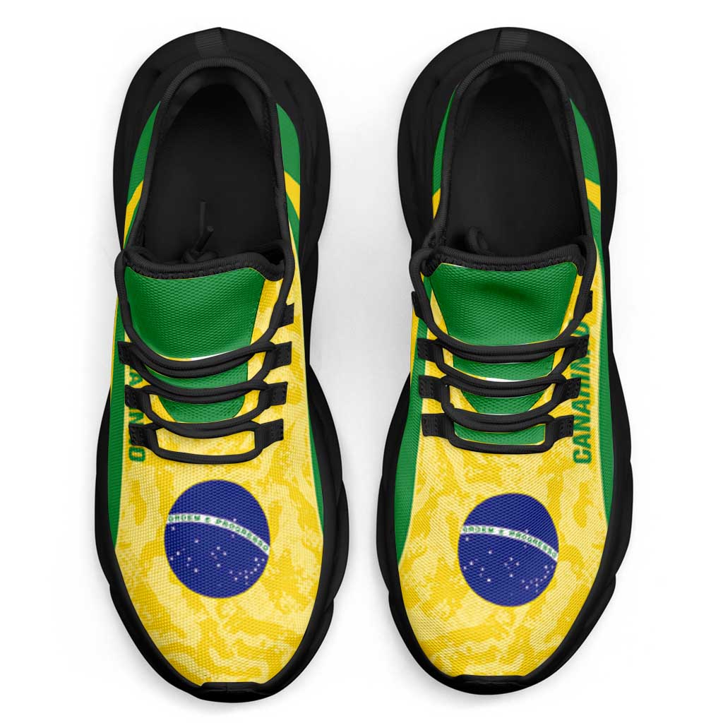 Brazil 2026 Football Clunky Sneakers Go Selecao Grunge Curve Stylized - Wonder Print Shop