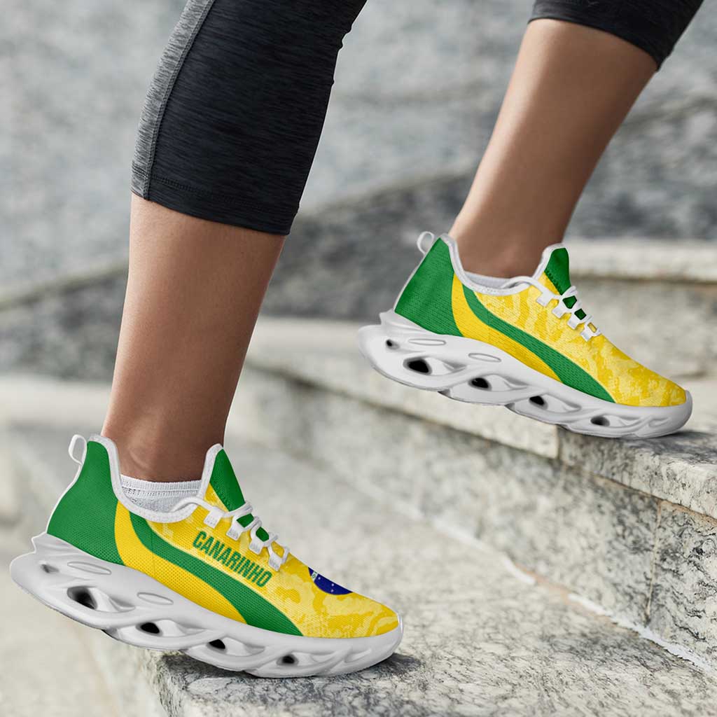 Brazil 2026 Football Clunky Sneakers Go Selecao Grunge Curve Stylized - Wonder Print Shop