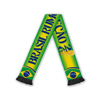 Brazil 2026 Football Soccer Scarf Vamos Selecao Brasil Rumo Ao Hexa
