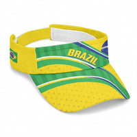 Brazil 2026 Football Sun Visor Cap Vamos Selecao