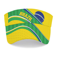 Brazil 2026 Football Sun Visor Cap Vamos Selecao