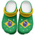 Brazil Clogs Shoes Heritage Palette Flag-Inspired - Wonder Print Shop