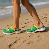 Brazil Clogs Shoes Heritage Palette Flag-Inspired - Wonder Print Shop