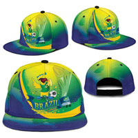 Brazil Football 2026 Snapback Cap Come On Selecao Brasil Parrot Mascot