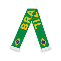 Brazil Football 2026 Soccer Scarf Flag Style