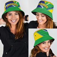 Brazil Football Bucket Hat Vamos Canarinho