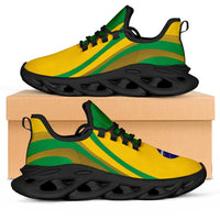 Brazil Football Clunky Sneakers Flag-Inspired Curve Style