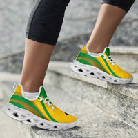 Brazil Football Clunky Sneakers Flag-Inspired Curve Style