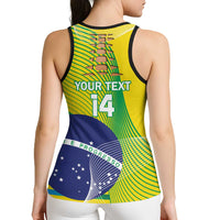 Brazil Football Custom Hollow Tank Top 2026 Canarinha Go Champions