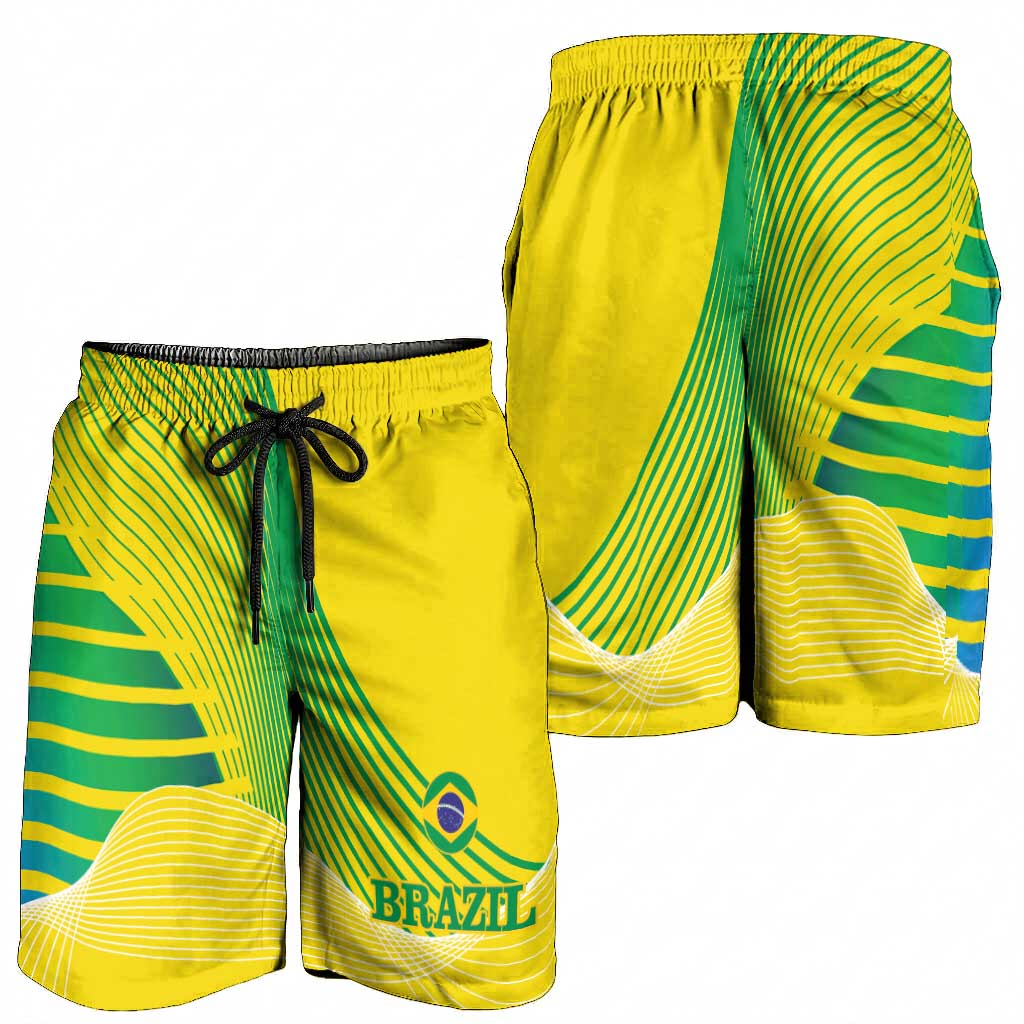 Brazil Football Shorts for Men 2026 Canarinha Go Champions