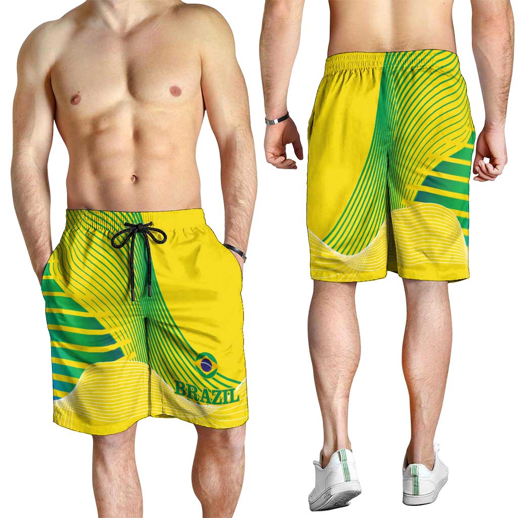 Brazil Football Shorts for Men 2026 Canarinha Go Champions