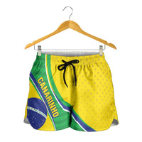 Brazil Football Shorts for Women Vamos Canarinho