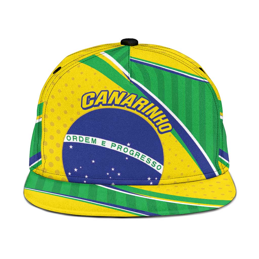 Brazil Football Snapback Cap Vamos Canarinho