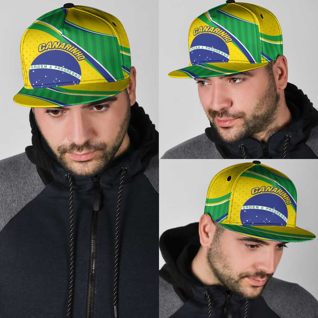 Brazil Football Snapback Cap Vamos Canarinho