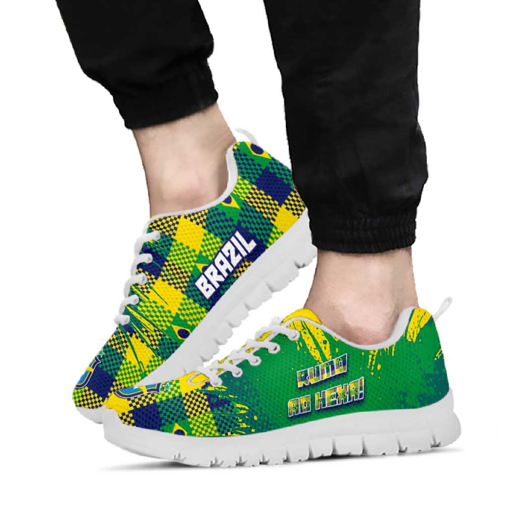 Brazil Football Sneakers Rumo Ao Hexa Grunge Style