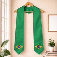 Brazil Graduation Stole Flag Style