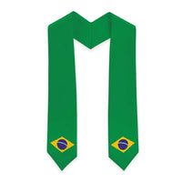 Brazil Graduation Stole Flag Style