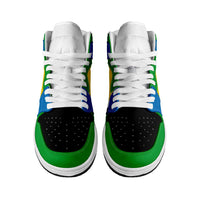 Brazil High Sneakers AJ1 Classic National Flag Style - Wonder Print Shop