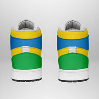 Brazil High Sneakers AJ1 Classic National Flag Style - Wonder Print Shop
