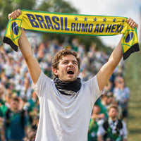 Brazil World Football 2026 Soccer Scarf National Pride Never Stops