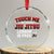 Brazilian BJJ Crystal Glass Ornament Touch Me First Jiu Jitsu Lesson Is Free - Wonder Print Shop