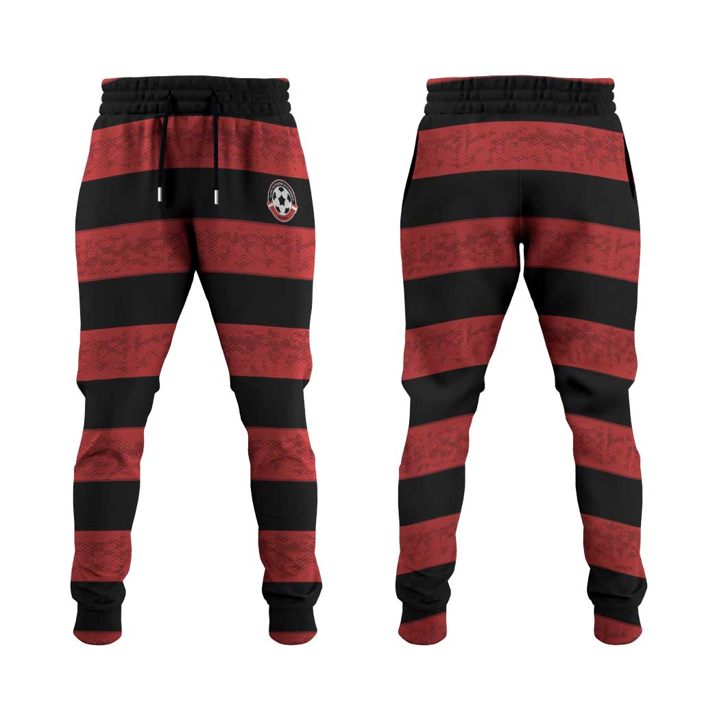 Brazilian Football Big Mengo Jogger Pants Rubro-Negro Go Glory