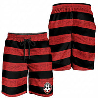 Brazilian Football Big Mengo Shorts for Men Rubro-Negro Go Glory