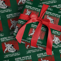Brazilian Jiu Jitsu Wrapping Paper Roll Some People Just Need A Hug Vintage BJJ - Wonder Print Shop