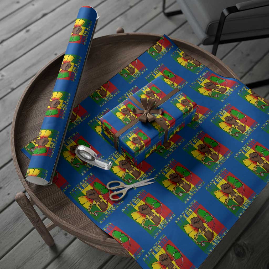 Breaking Every Chain Wrapping Paper Roll Black History Medical Professional Gift - Wonder Print Shop