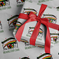 Breaking Every Chain Wrapping Paper Roll Black History Month Freedom Gift - Wonder Print Shop