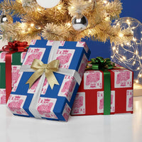 Breast Cancer Awareness Wrapping Paper Roll Queen Of Pink Ribbon Blackjack Cards Poker - Wonder Print Shop