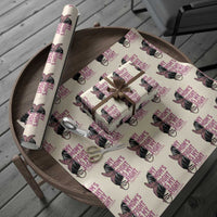 Breast Cancer Support Wrapping Paper Roll My Moms Fight My Fight
