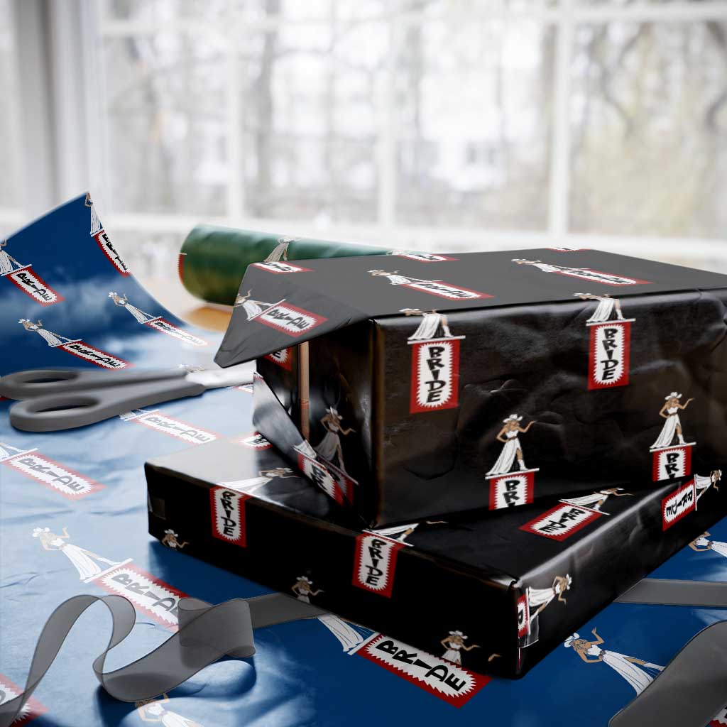 Bride Cowgirl Wrapping Paper Roll Western Rodeo Bachelorette Party Wedding - Wonder Print Shop