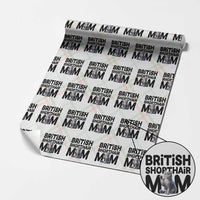 British Shorthair Mom Life Wrapping Paper Roll Mothers Day Cat Mom Gift