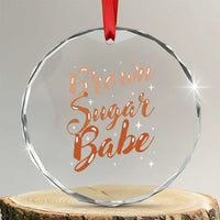 Brown Sugar Babe Crystal Glass Ornament Proud Woman Melanin Pride Black Girl TS10