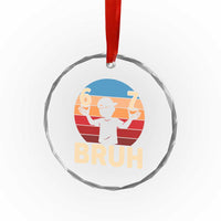Bruh 67 Meme Crystal Glass Ornament Funny Six Seven Meme 6 7 Numbers Kid Gen Alpha - Wonder Print Shop