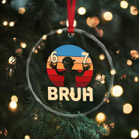 Bruh 67 Meme Crystal Glass Ornament Funny Six Seven Meme 6 7 Numbers Kid Gen Alpha - Wonder Print Shop