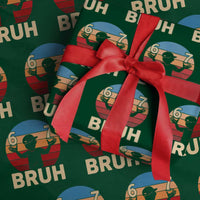 Bruh 67 Meme Wrapping Paper Roll Funny Six Seven Meme 6 7 Numbers Kid Gen Alpha - Wonder Print Shop